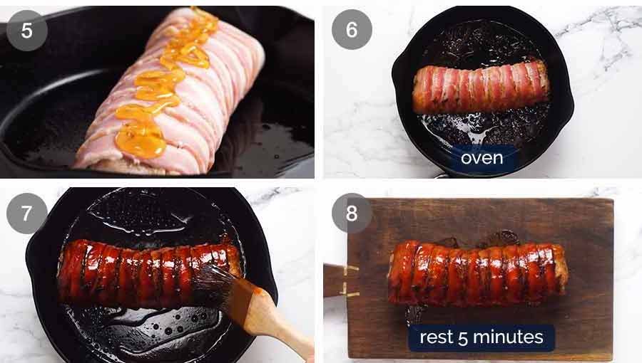 How to make Bacon wrapped pork tenderloin