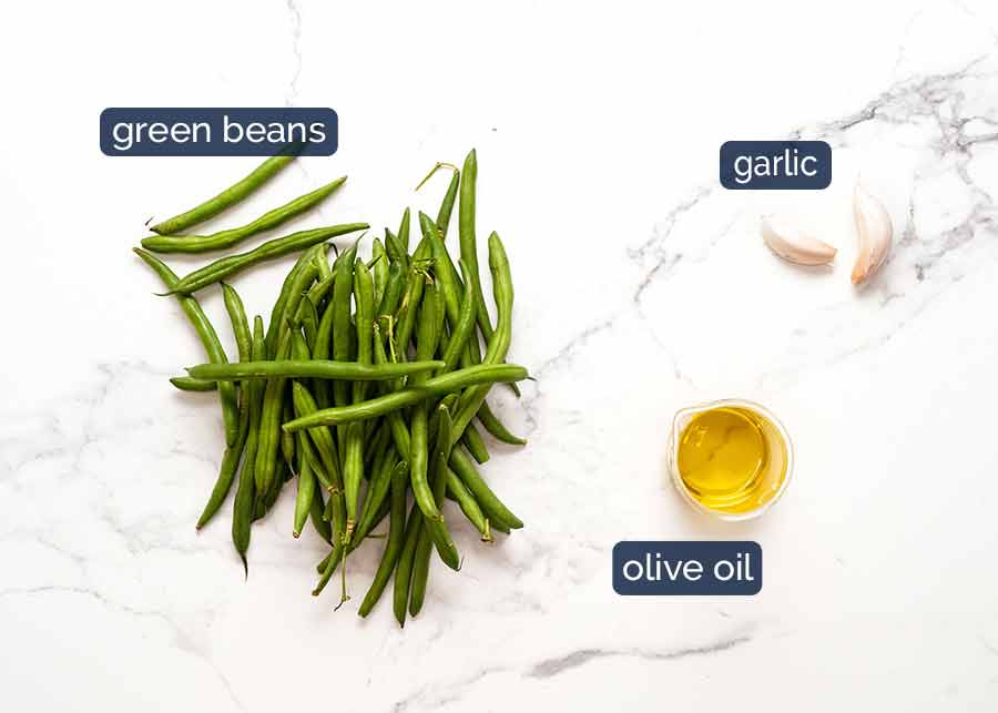 Garlic Sautéed Green Beans ingredients