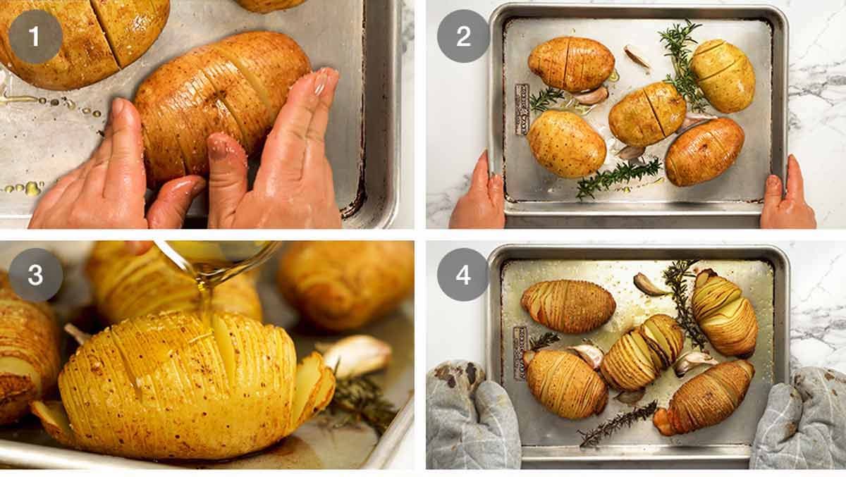 How to make Hasselback potatoes