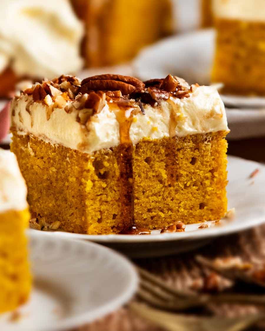 Close up photo of Pumpkin Cake