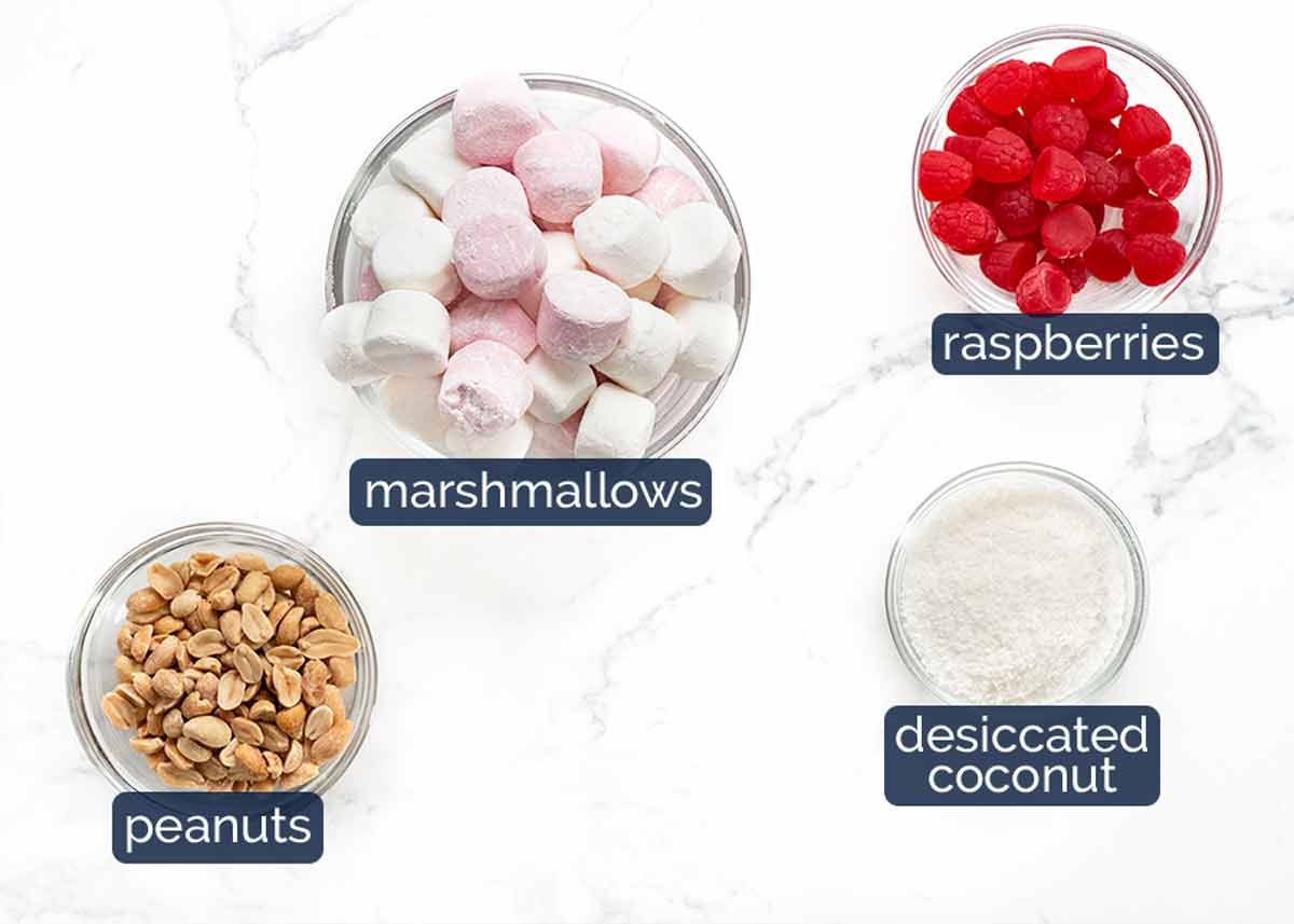 Rocky Road ingredients