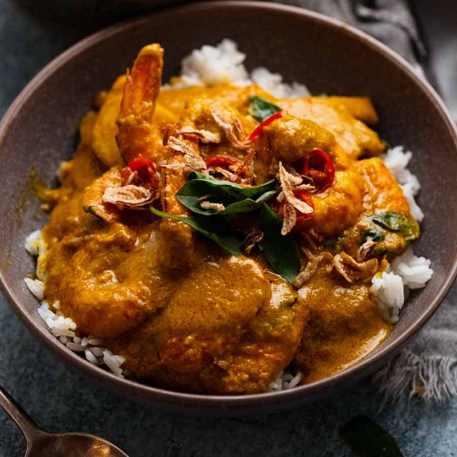 Thai Yellow Curry over jasmine rice