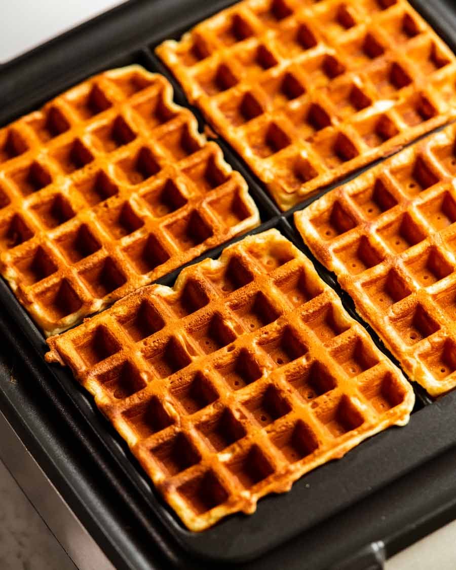 Freshly cooked Waffles