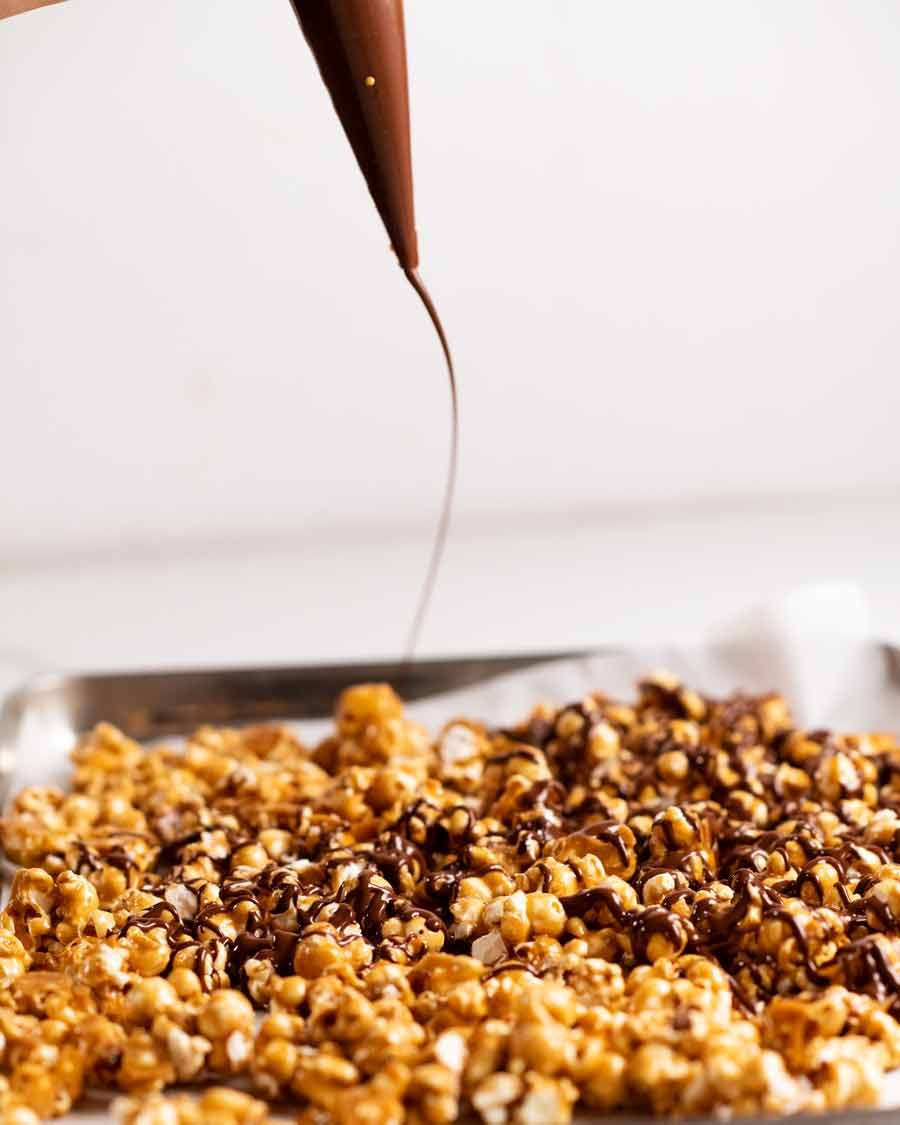 Making Golden Gaytime popcorn - copycat recipe