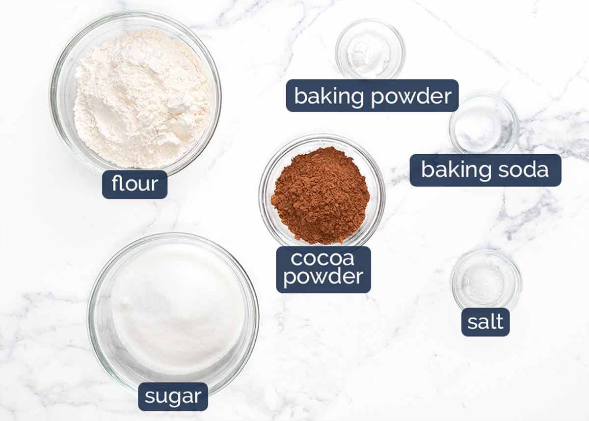 Hot chocolate fudge cake ingredients