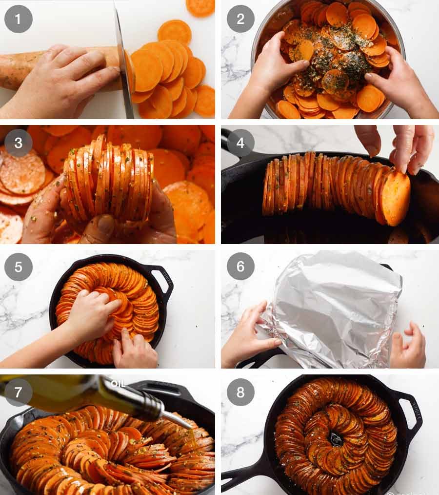 How to make Sweet Potato Bake( side dish)