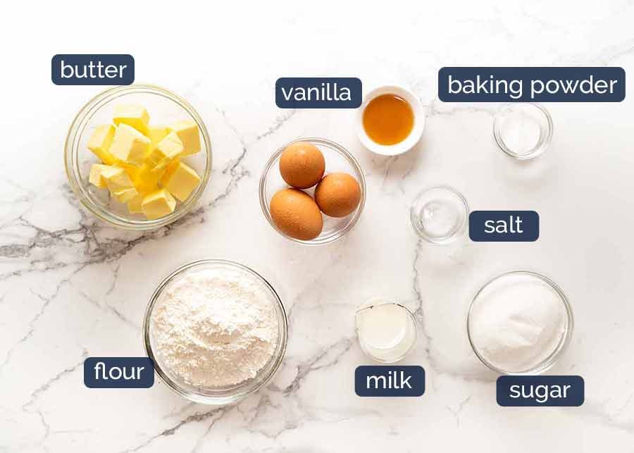 Ingredients in Pound Cake