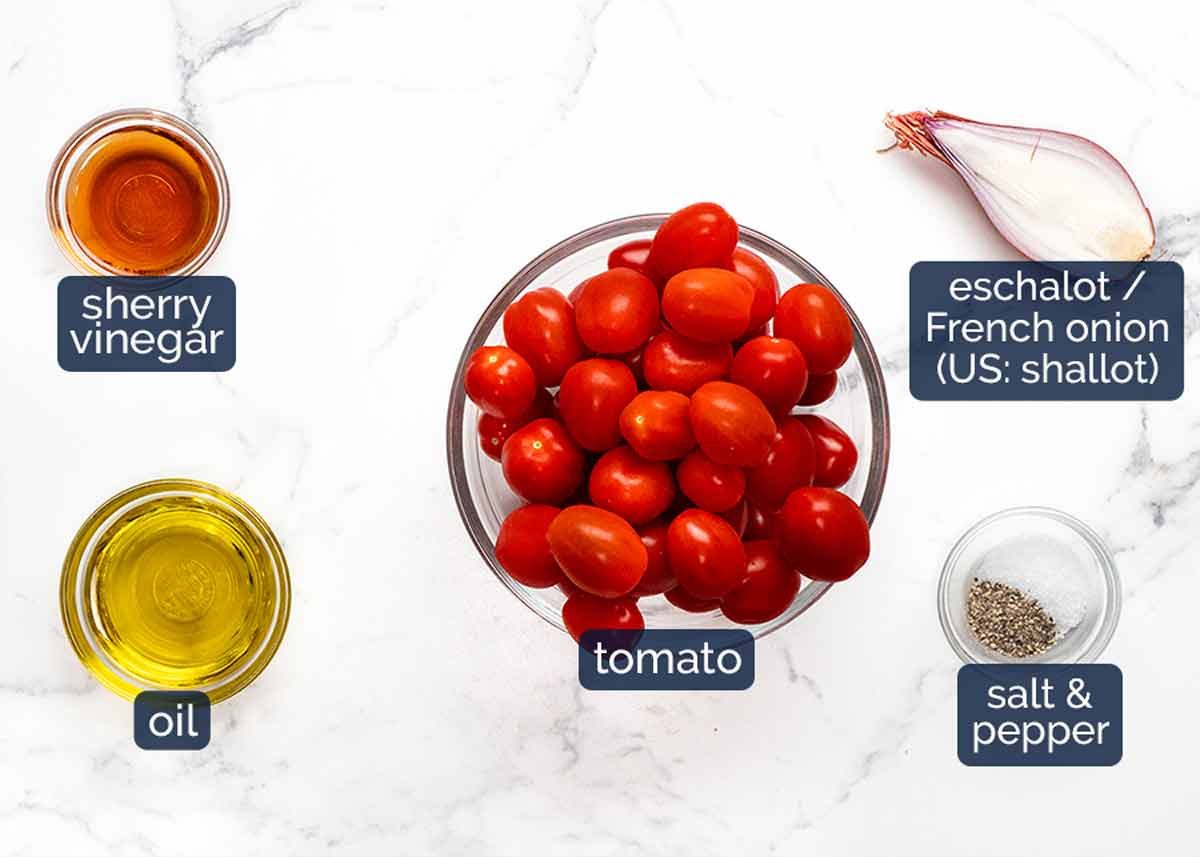 How to make burst tomato burrata salad