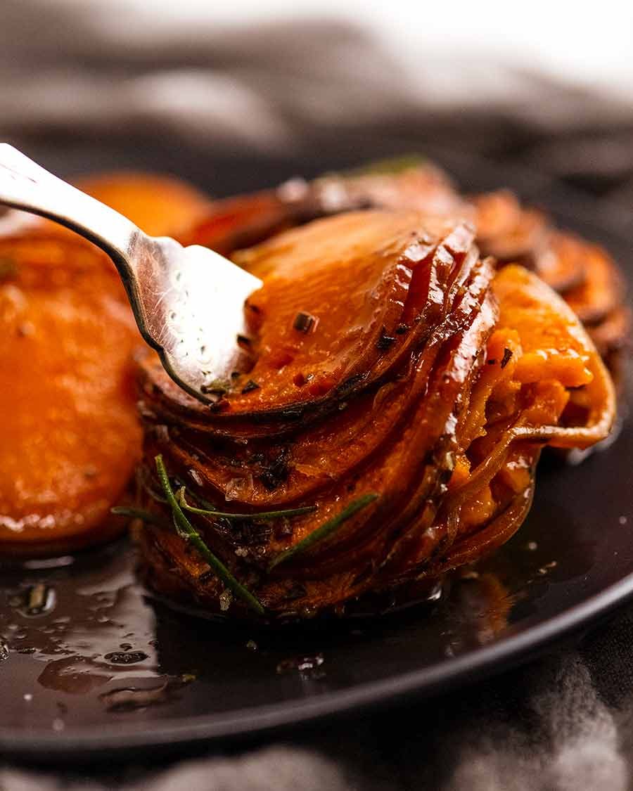 Eating Sweet Potato Bake - side dish