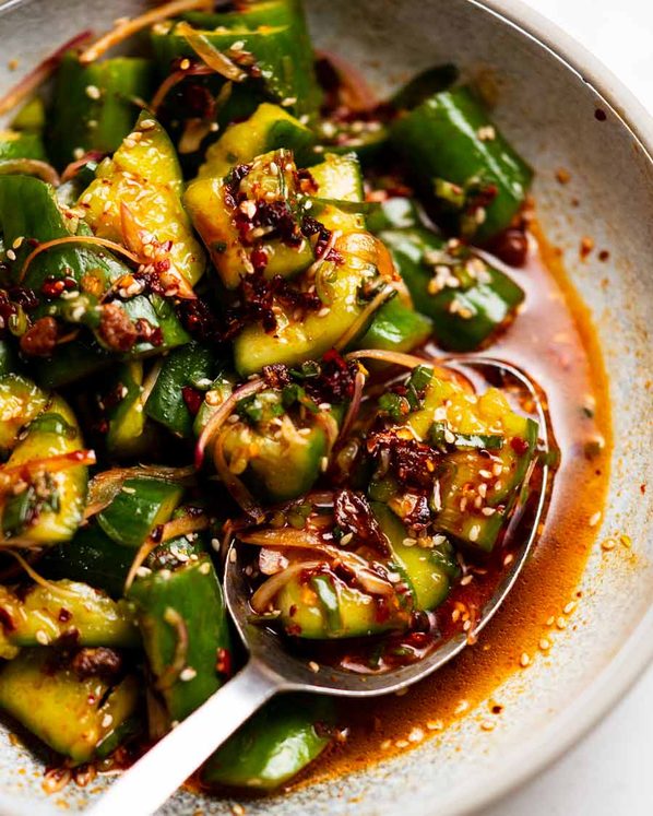 Spicy Asian Cucumber Salad post thumbnail image