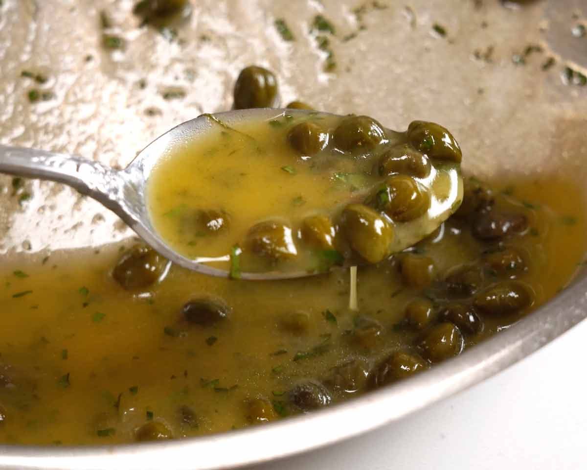 Lemon Butter Caper Sauce for Chicken Piccata