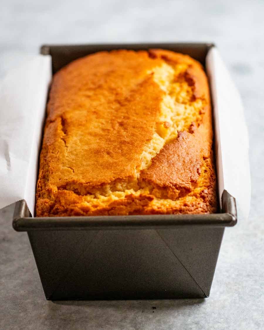 Baked Glazed lemon loaf