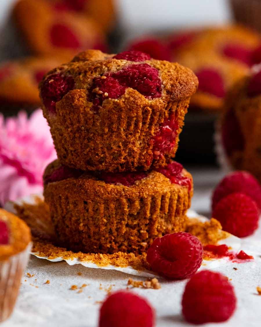 Close up of Up-and-go breakfast muffins