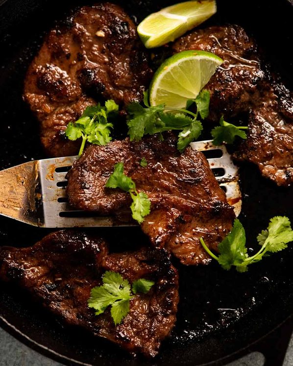 Vietnamese lemongrass pork steaks post thumbnail image