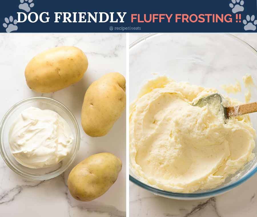 Ingredients in dog friendly frosting