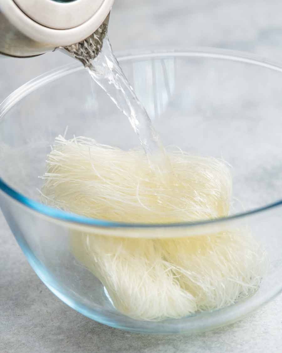 How to prepare glass noodles (aka dry bean thread noodles)