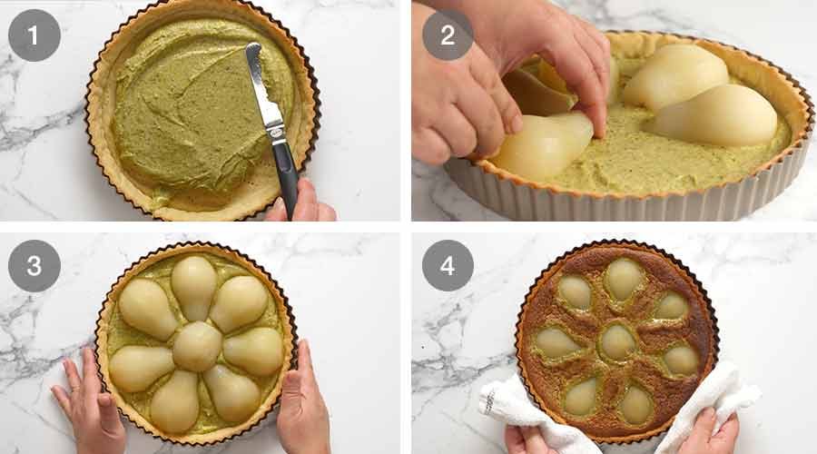 How to make Pistachio Pear Tart