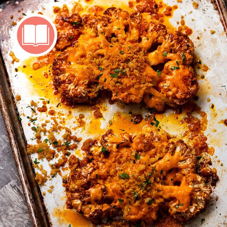 Simple, Very Tasty Cauliflower Cheese Steaks post thumbnail image