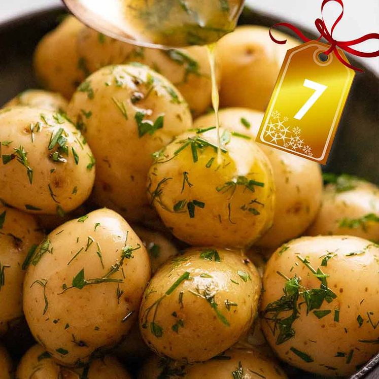 Baby Potatoes with Butter & Herbs