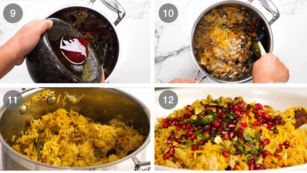 How to make Jewelled rice pilaf