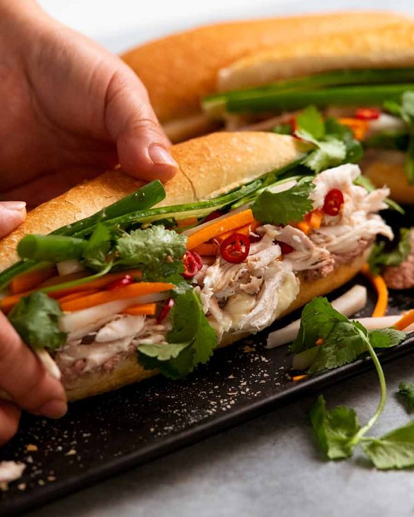 Chicken Banh Mi (Vietnamese sandwich) post thumbnail image