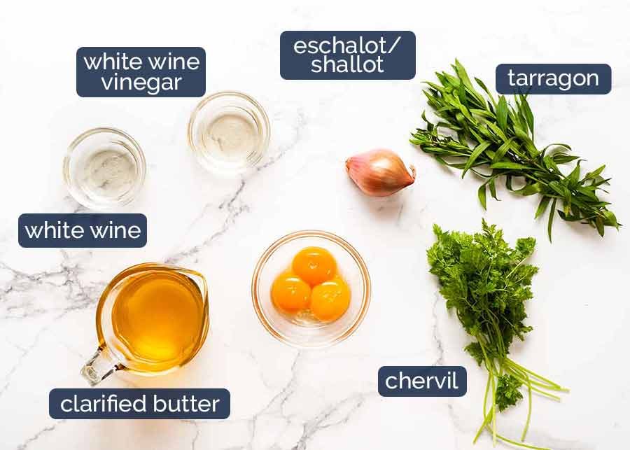 bearnaise-sauce-ingredients-1 Ingredients in Bearnaise Sauce