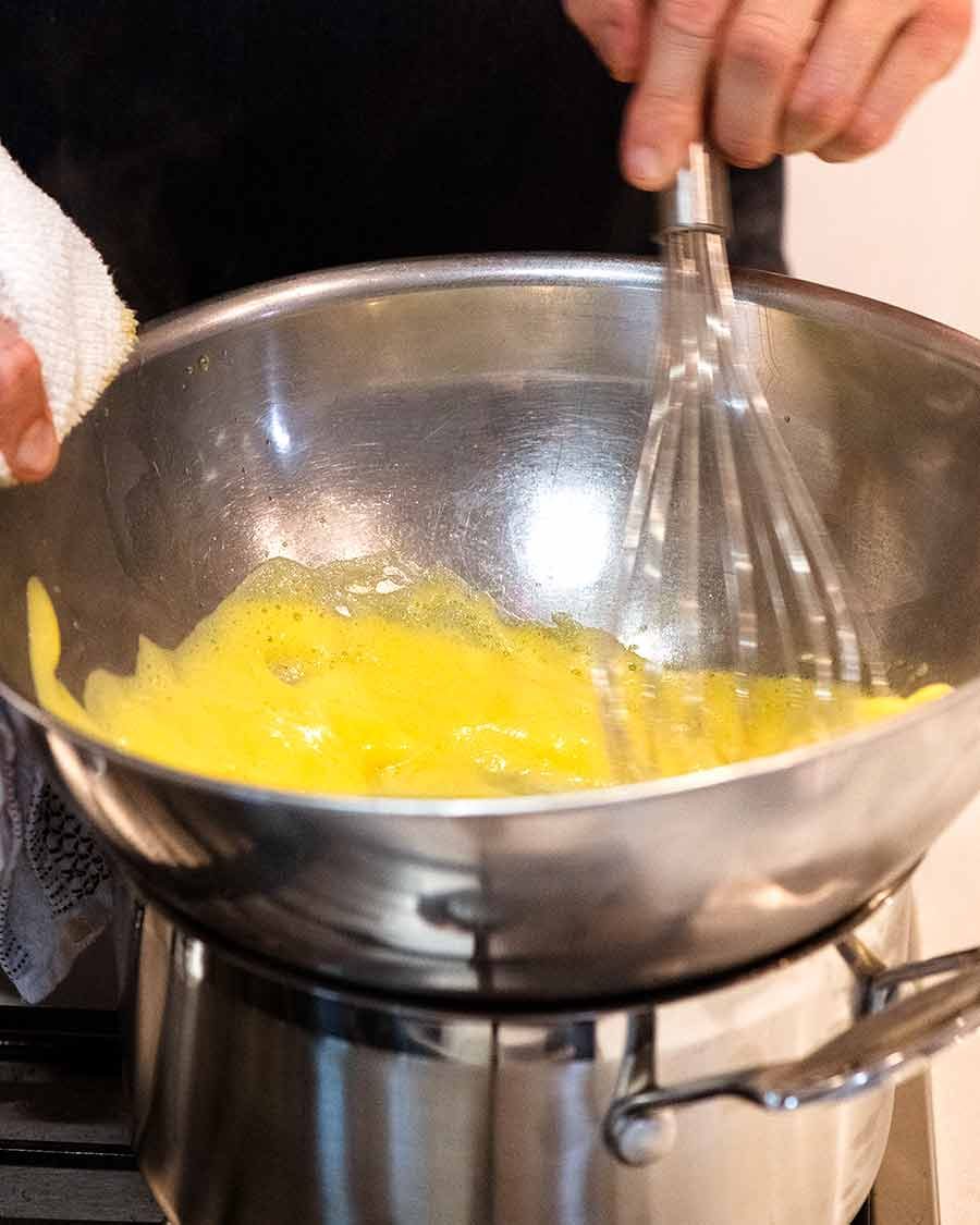 handmade-bearnaise-sauce_5 Bearnaise Sauce being made by hand