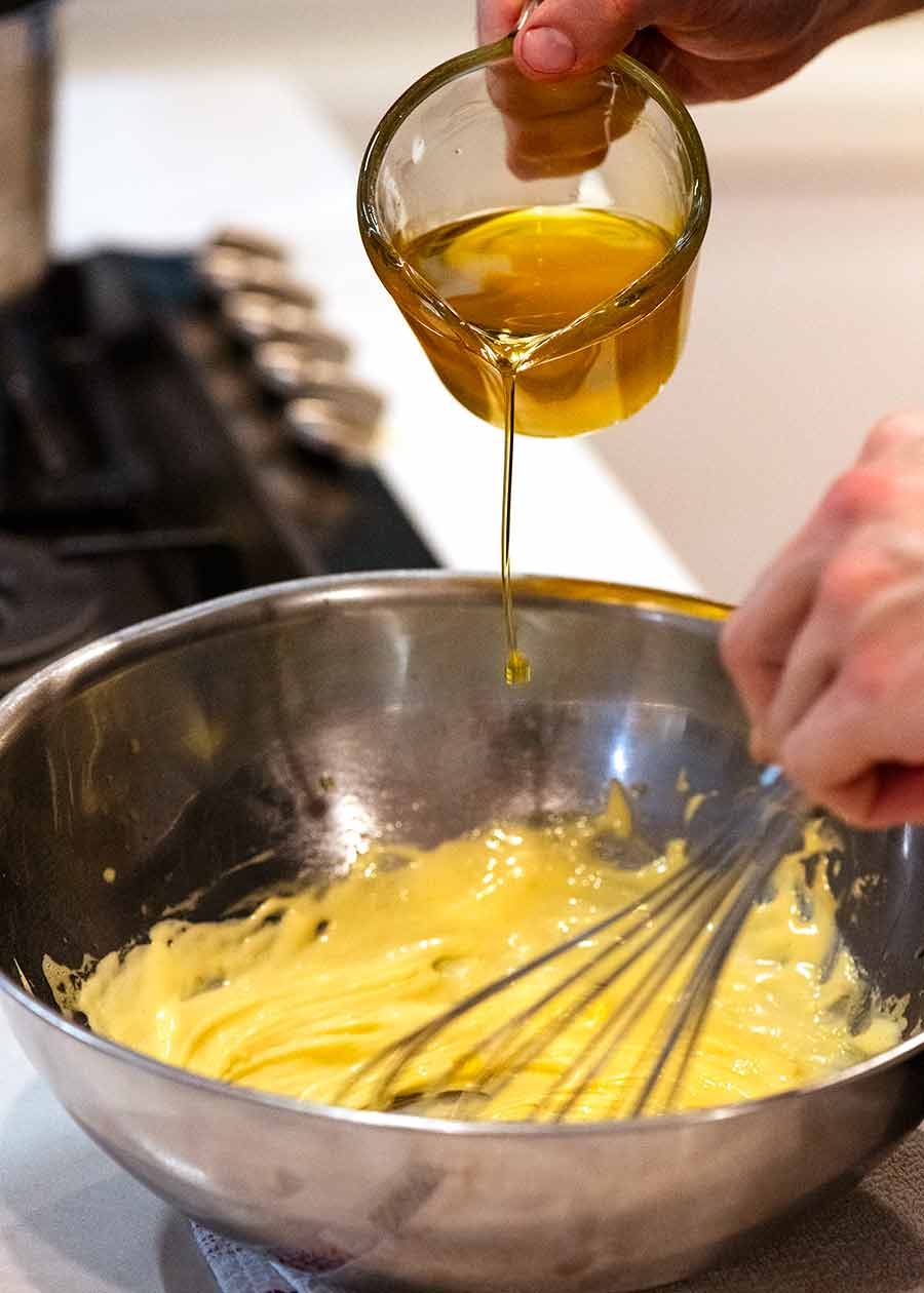 handmade-bearnaise-sauce_6 Bearnaise Sauce being made by hand