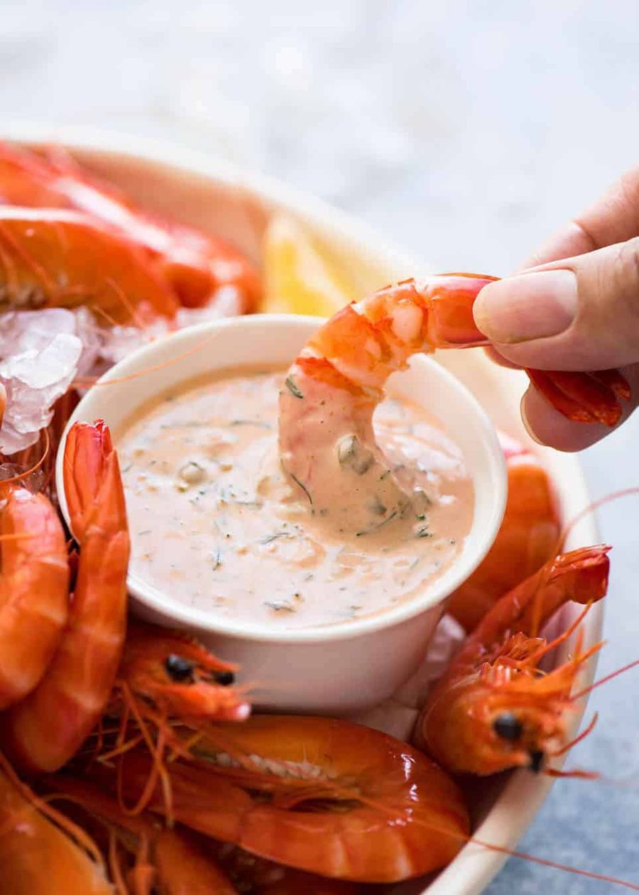prawn-dipping-sauces-7 Dill Tartare Dipping Sauce for Prawns (Shrimp) recipetineats.com
