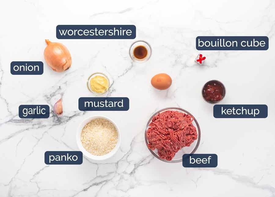 salisbury-steak-meatballs-1-ingredients Ingredients in Salisbury steak meatballs