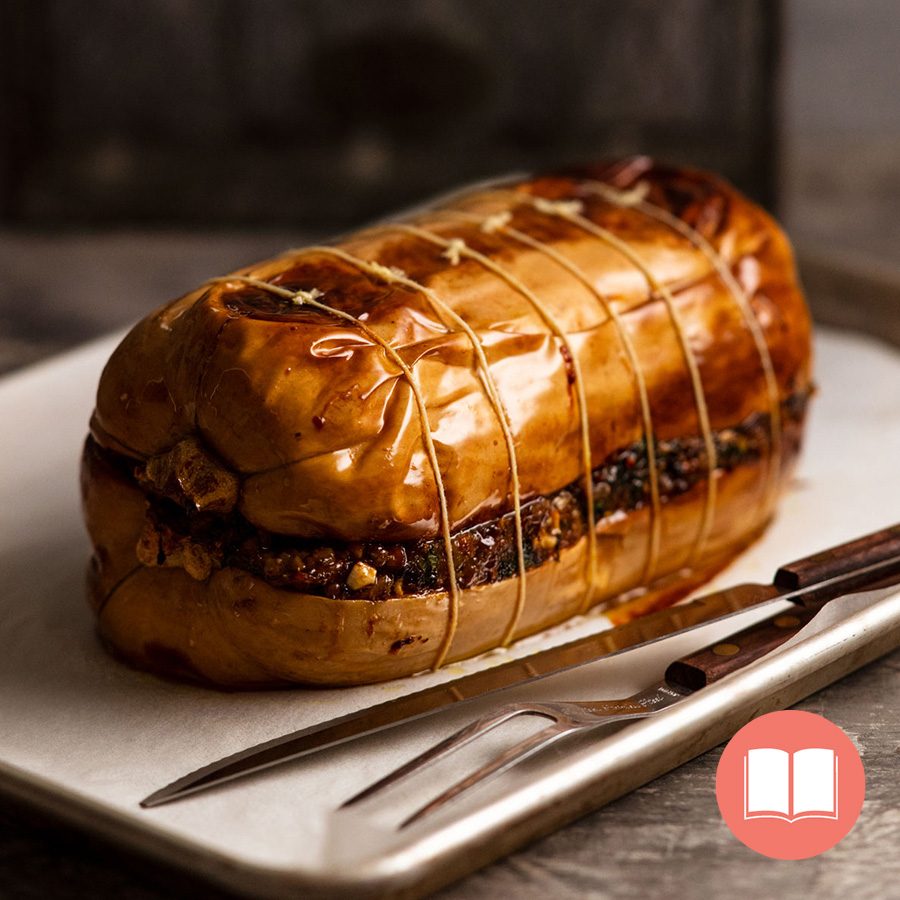 stuffed-pumpkin Stuffed pumpkin from RecipeTin Eats "Dinner" cookbook by Nagi Maehashi