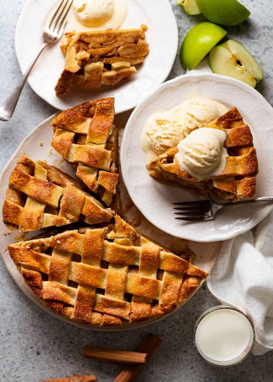 apple-pie_1 Overhead photo of serving apple pie