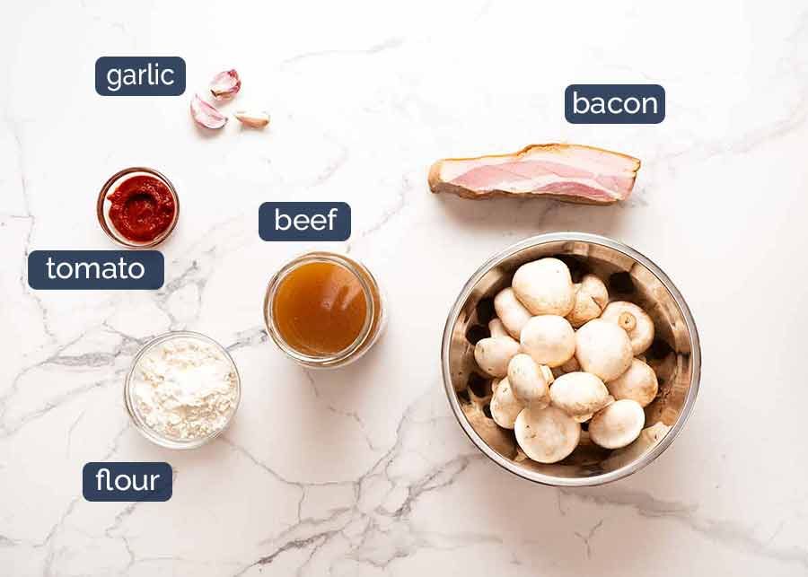 beef-bourguignon-ingredients-2 How to make Beef Bourguignon