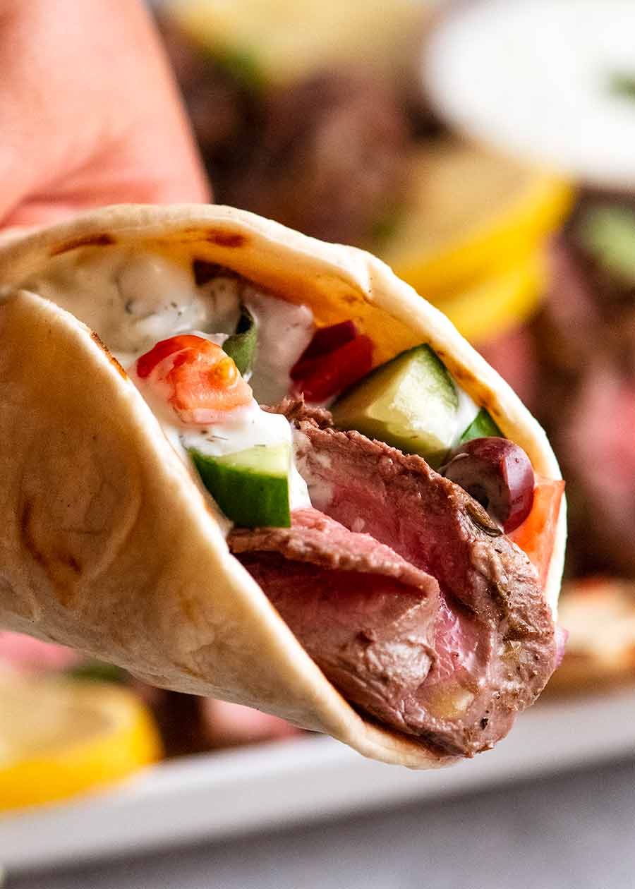 butterflied-lamb-leg_9 Greek Butterflied Lamb Leg stuffed in pita bread
