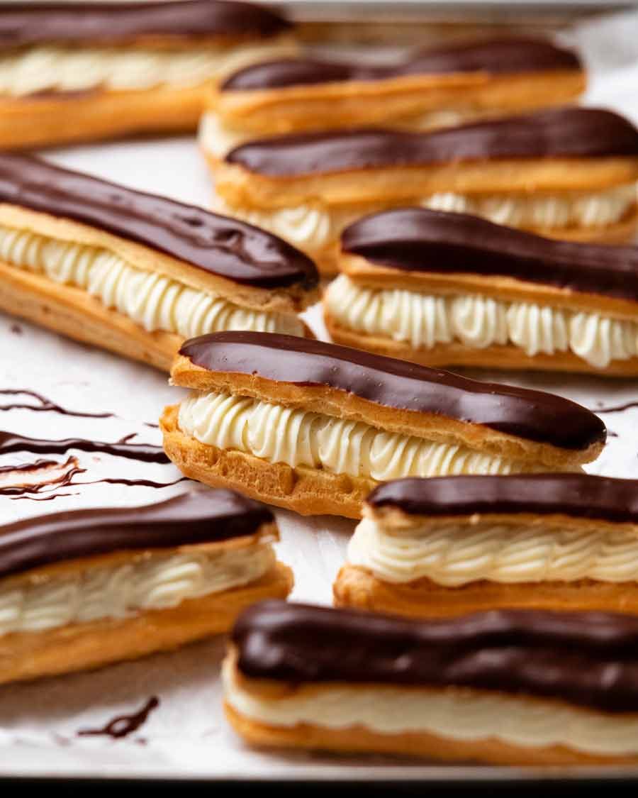 eclairs_0 Freshly made Eclairs