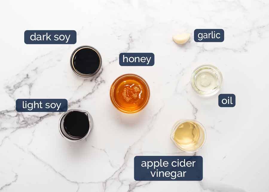 honey-soy-wings-ingredients Ingredients for Honey Soy Wings marinade