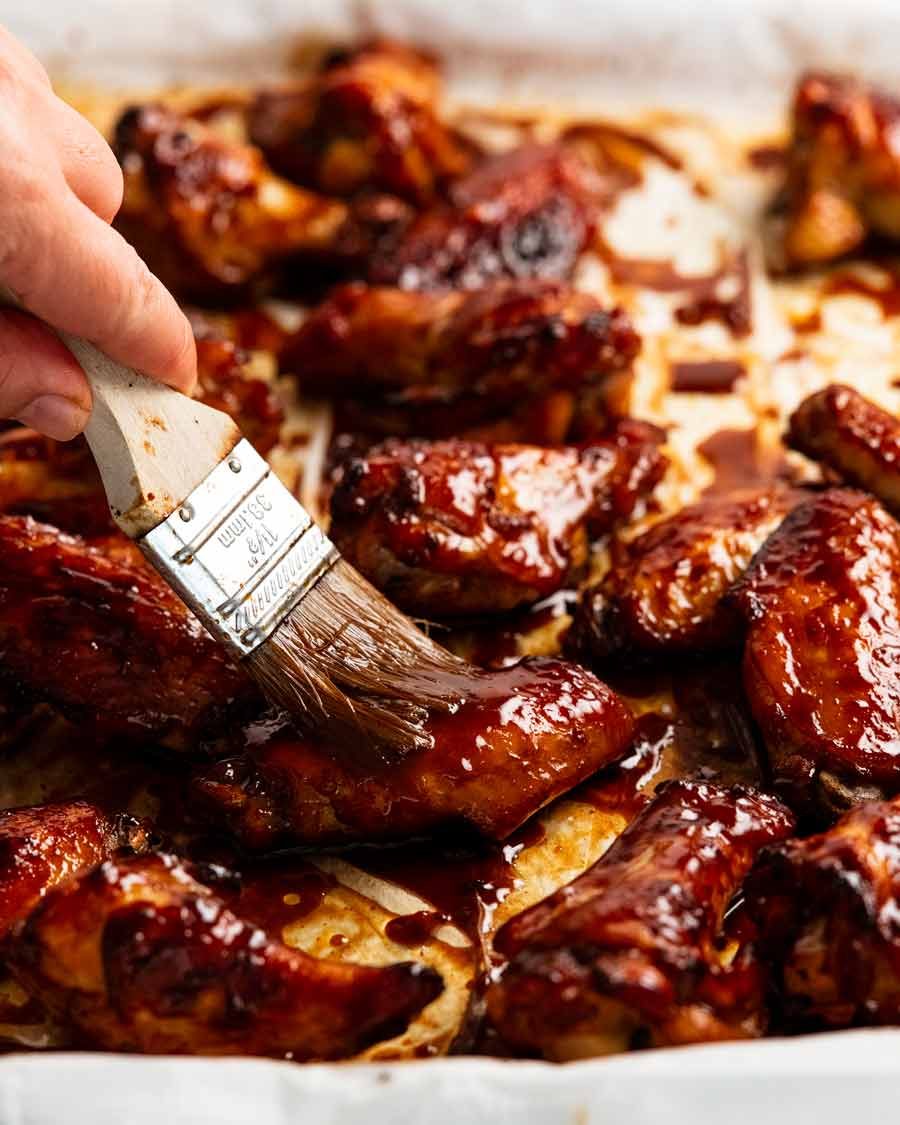 honey-soy-wings_3 Basting Honey Soy Wings