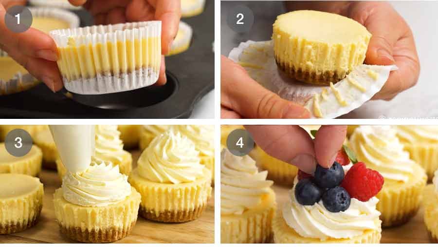 how-to-make-mini-cheesecakes-3 How to make Mini cheesecakes