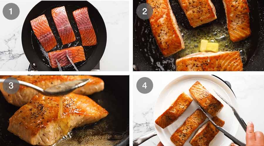 how-to-make-salmon-with-creamy-herb-garlic-sauce-1 How to make Creamy Herb & Garlic Salmon Sauce