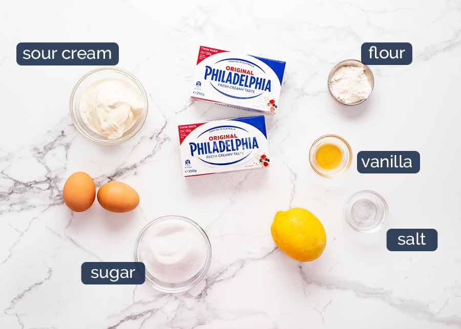 mini-cheesecake-ingredients-1 Ingredients in Mini cheesecakes