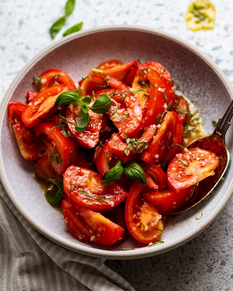 the-best-tomato-salad_0 Photo of bowl with my favourite Tomato Salad