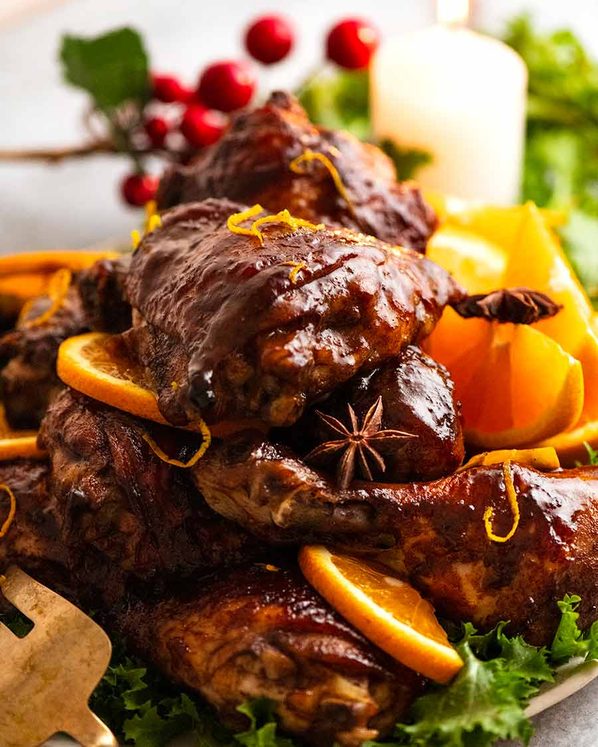 Sticky Glazed Christmas Chicken post thumbnail image