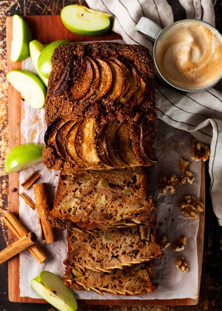 cinnamon-apple-bread_6 Overhead photo of Cinnamon Apple Bread