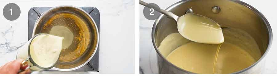 how-to-make-creamy-white-wine-mustard-sauce-for-rack-of-lamb Creamy White Wine Mustard Sauce for Rosemary Crumbed Rack of Lamb