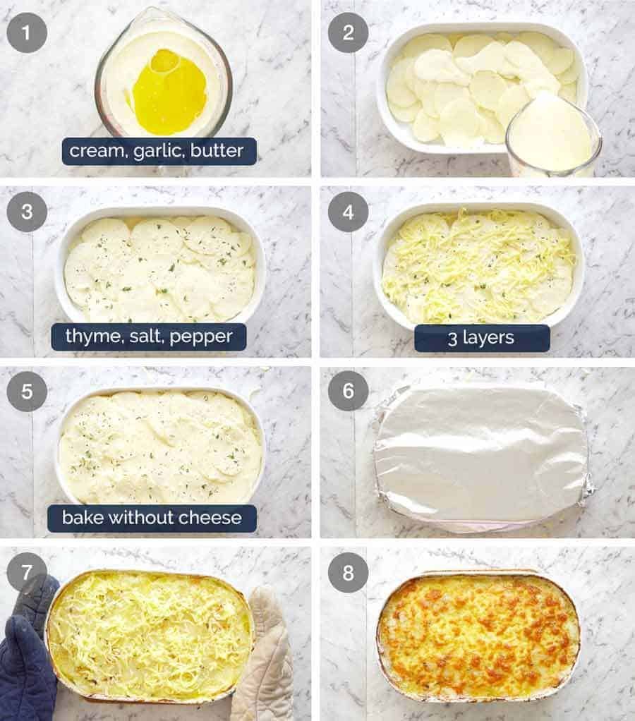 how-to-make-potatoes-au-gratin How to make Potatoes au gratin (Dauphinoise Potatoes)
