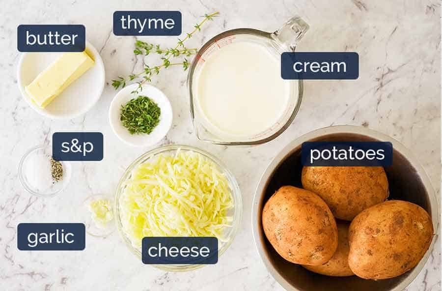ingredients-in-potatoes-au-gratin-dauphinoise Ingredients in Potatoes au gratin (Dauphinoise Potatoes)