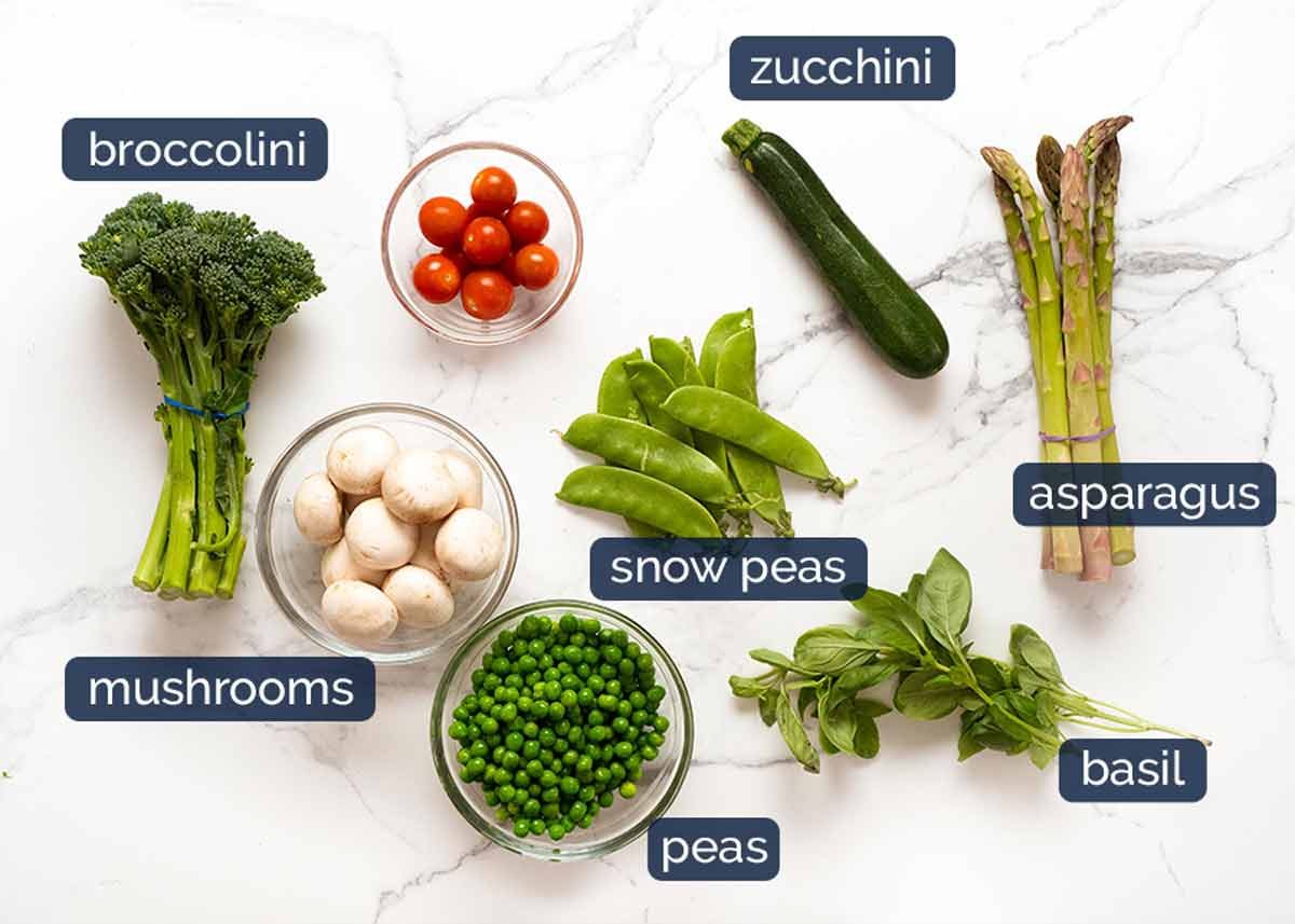 pasta-primavera-ingredients-2 Ingredients in Pasta Primavera