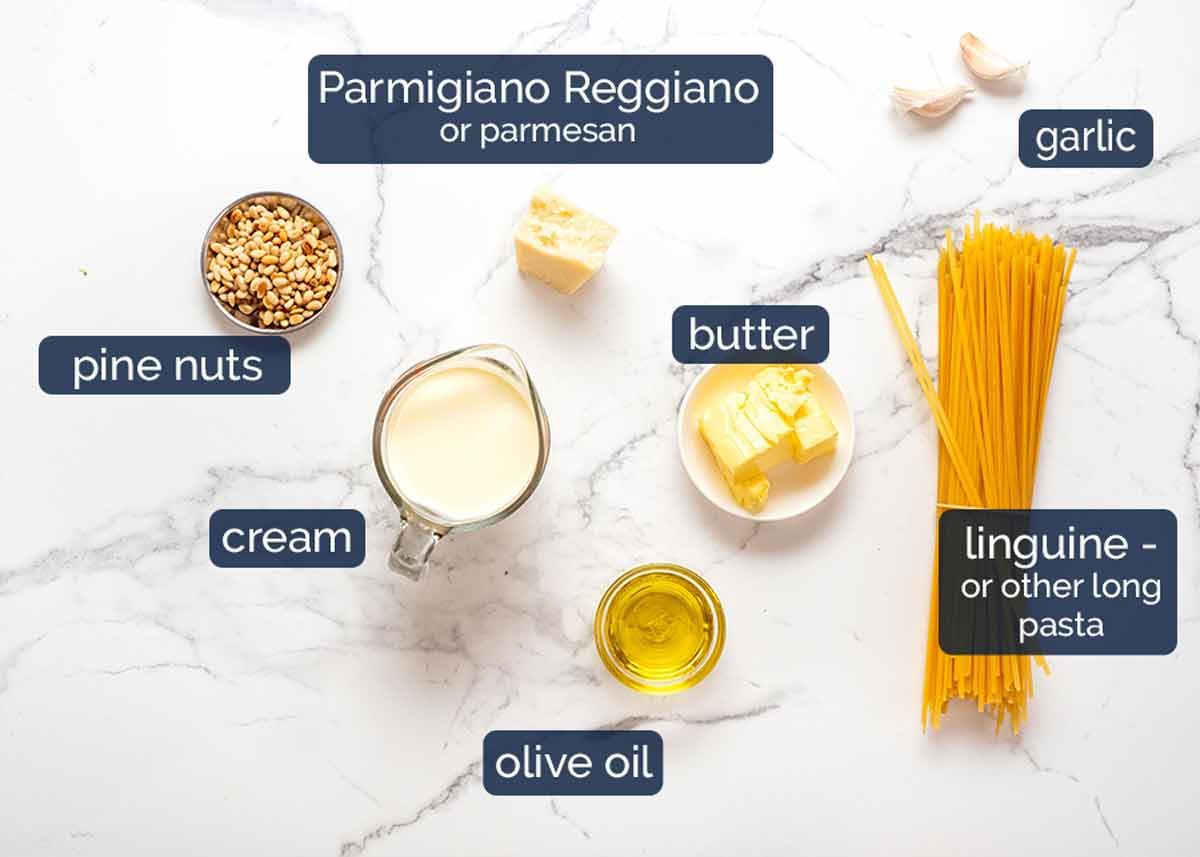 pasta-primavera-ingredients Ingredients in Pasta Primavera