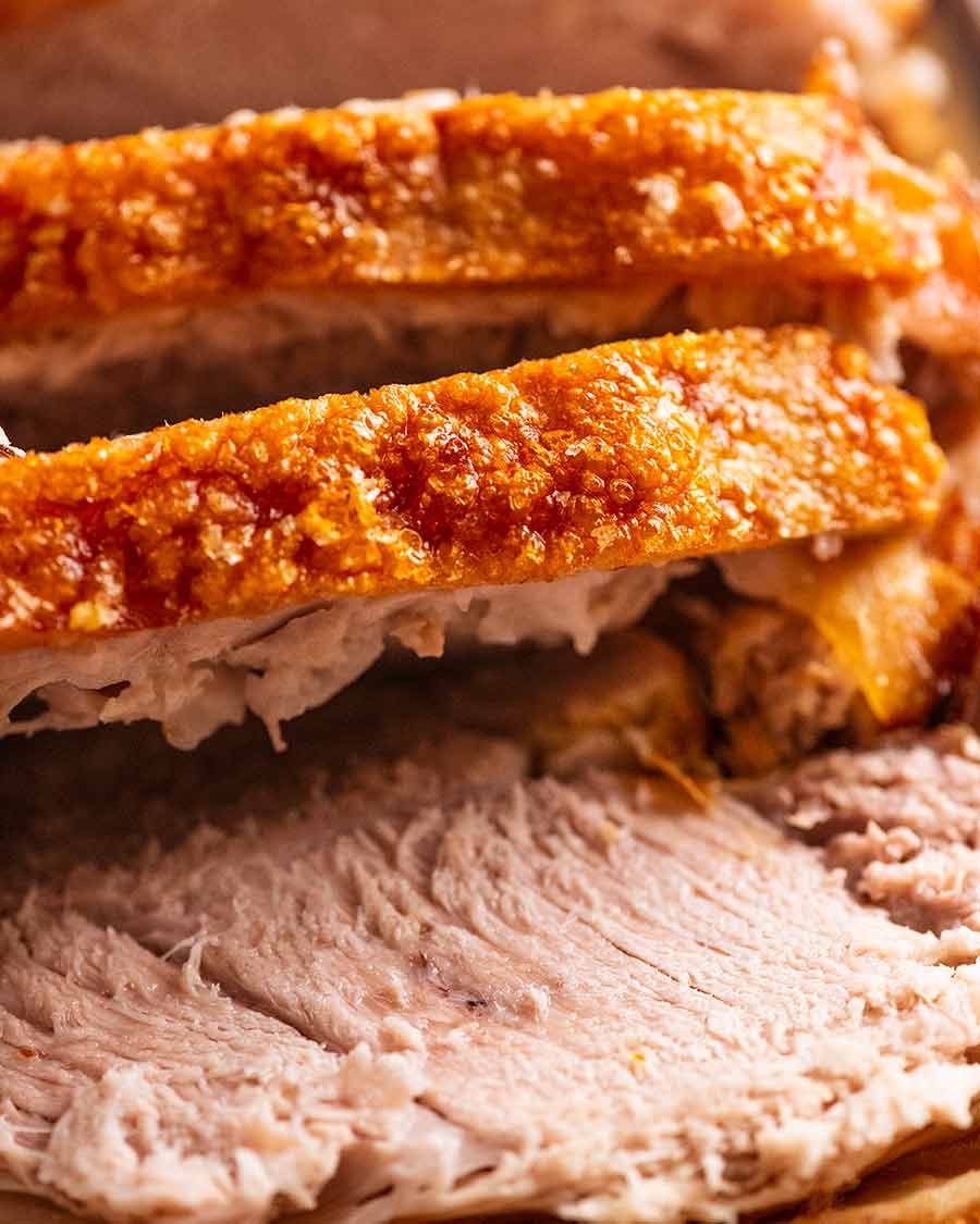 pork-roast-crispy-crackling_0 Close up of Pork Roast with Crispy Crackling