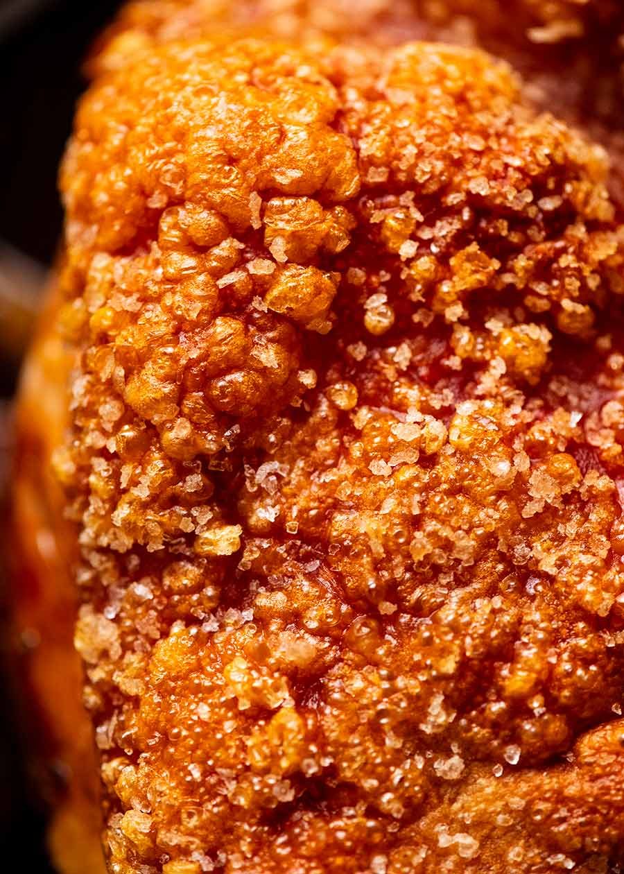 pork-roast-crispy-crackling_9 Close up of bubbly crispy pork crackle